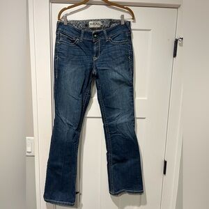 Women’s Ariat R.E.A.L. Mid Rise Boot Cut Jean Spitfire
Size 30R